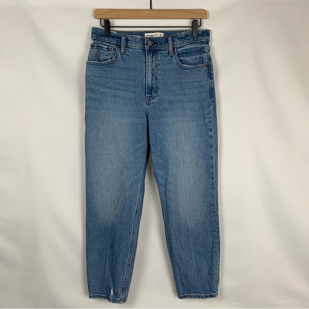 Abercrombie & Fitch Women's High Rise Mom Denim Jeans